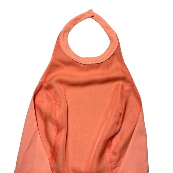 Revolve Bec + Bridge Peach Honour Halter Open Back Romper 6 - Picture 6 of 7